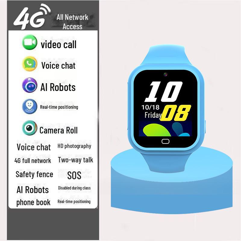 Детские умные часы 5G с GPS, видеозвонками, WiFi, платежами и ОС Android