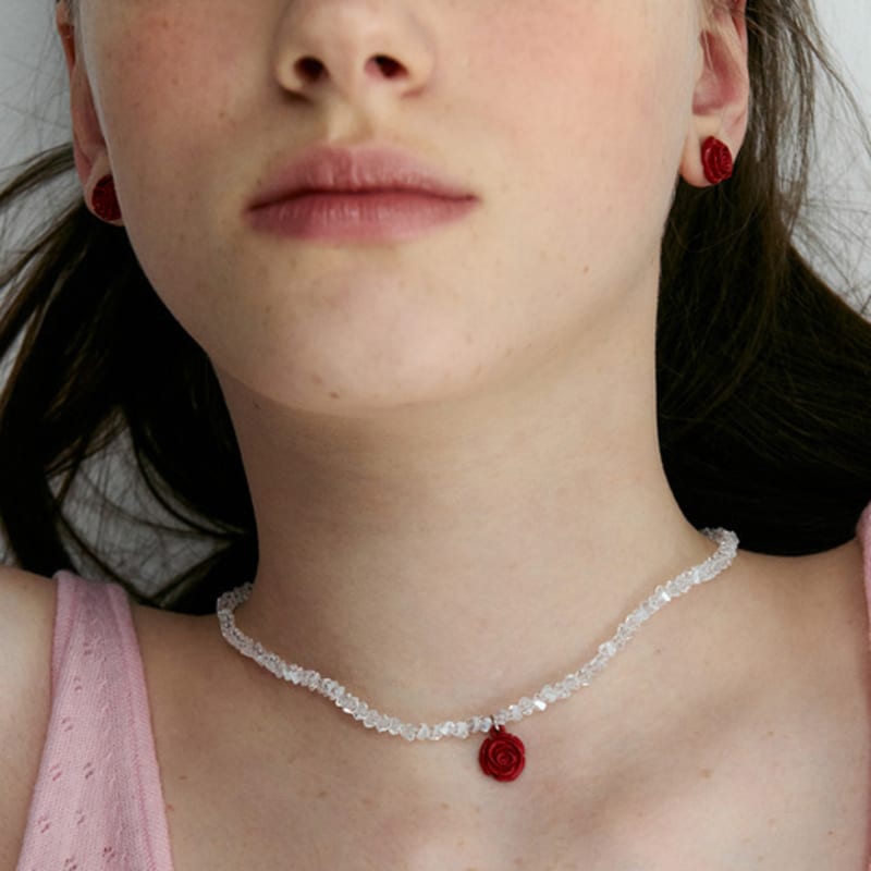 VINTAGE HOLLYWOOD Rose Earrings_VH25NNEA103V