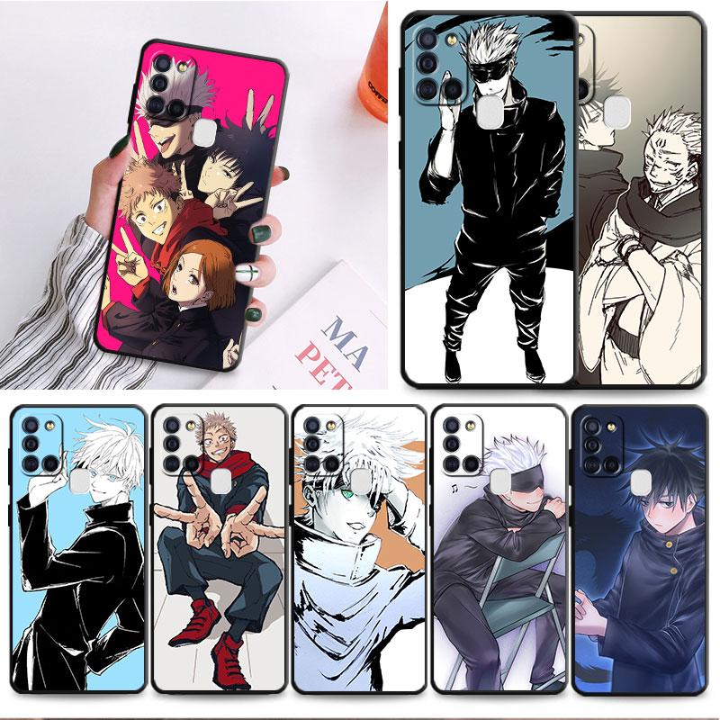 Лучшие чехлы Dark Jujutsu Kaisen Jjk для Samsung Galaxy M12 M22 M32 5g M31 M30s M23 M51 M52 M33 M13 M31, силиконовый чехол