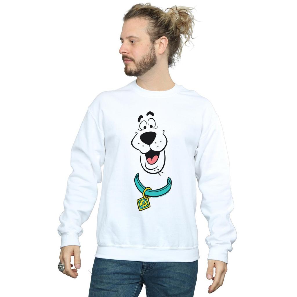 Scooby Doo Mens Big Face Sweatshirt