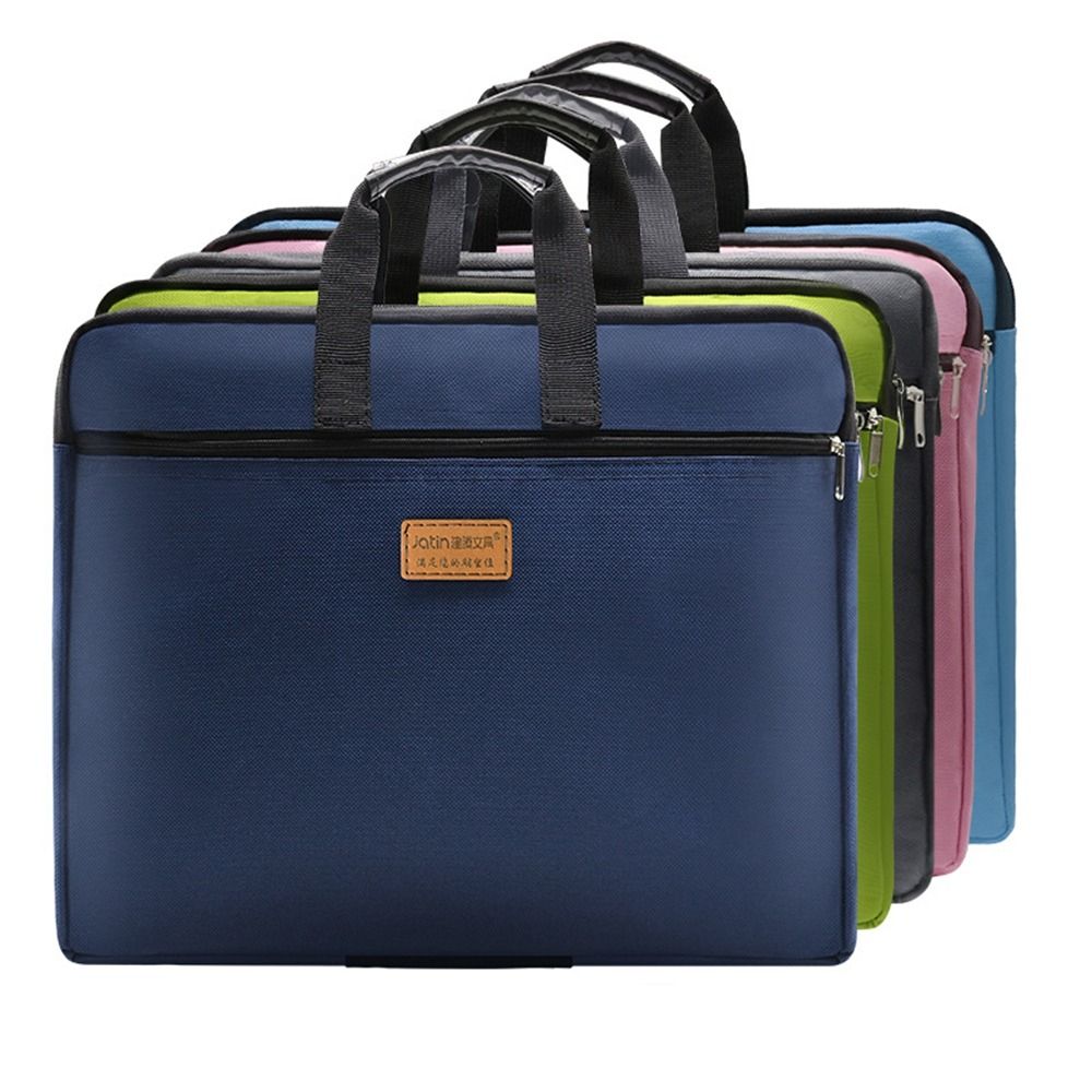 Портативная сумка для документов формата А4 из ткани Оксфорд, многослойная сумка для документов, простая папка для файлов формата А4, канцелярские принадлежности