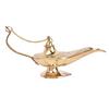 Brass Hand Crafted Metal Alladin Chirag Lamp (Golden)