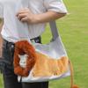 Lion Design Cat Carrier Bags Cartoon Pet Shoulder Carrying Bags  for Cats Rabbits Puppy