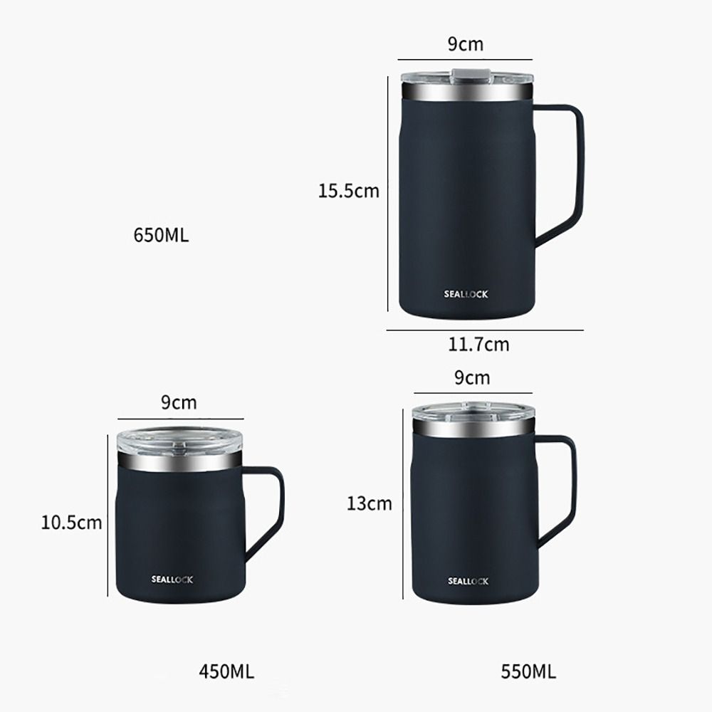 with Lid Water Cup 304 Stainless Steel Drinkware Household Couple Tumbler