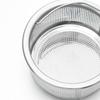 Sink Plug Stainless Steel Waste Drainer Plug Filter Basket Sink Strainer Food Hair Stopper Colander
