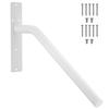 Wall Mount Staircase Handrail Alloy Steel Heavy Duty Stair Railing Grab Bar for Garage White