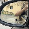 2Pcs Waterproof Membrane Mirror Portable Dustproof Rearview Anti-Fog Car Film