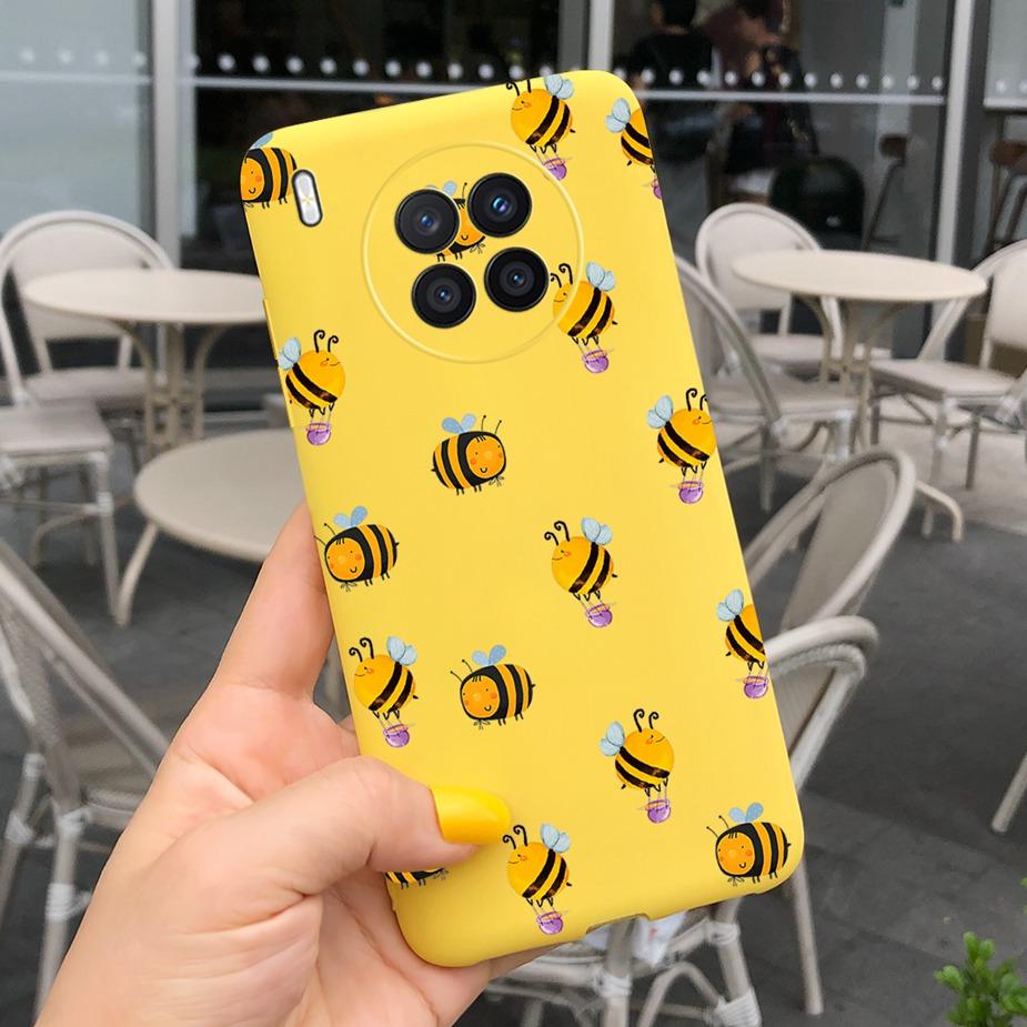 Stylish Silicone Case For Honor 50 Lite Case Soft Slim Phone Back Cover For Huawei Honor50 Lite Cases Honor 50Lite Coques Fundas