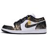 Air Jordan 1 Low Винтажные Баскетбольные Кроссовки Унисекс Черно-Золотые 553558-165(Команда1326-)