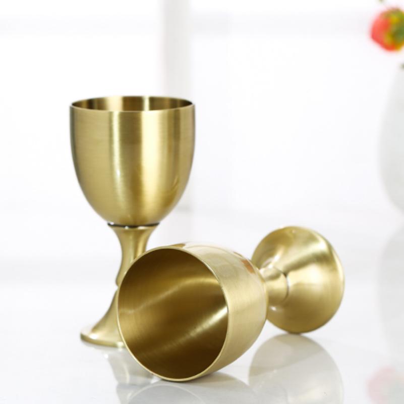 120ml Cute Metal Wine Cups Tea Cups Creative Promotional Gift High Quality Art Home Craft Vintage Style Home Decoration | Tea Cups (Brown)
