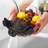 Silicone Drainer Clip-On Strainer for Pots Pans Heat Resistant Food Strainer Kitchen