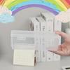 Прозрачный пластиковый контейнер для хранения с откидной крышкой для организации рабочего стола - Доступен в наборах по 1, 2 или 4 штуки