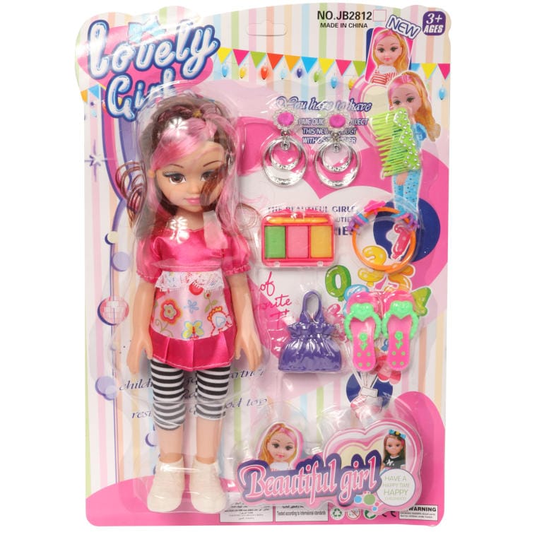 Styling Doll with Fashion Accessories and Painting Set