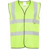 Dunlop Mens Polyester High-Vis Safety Hi-Vis Vest