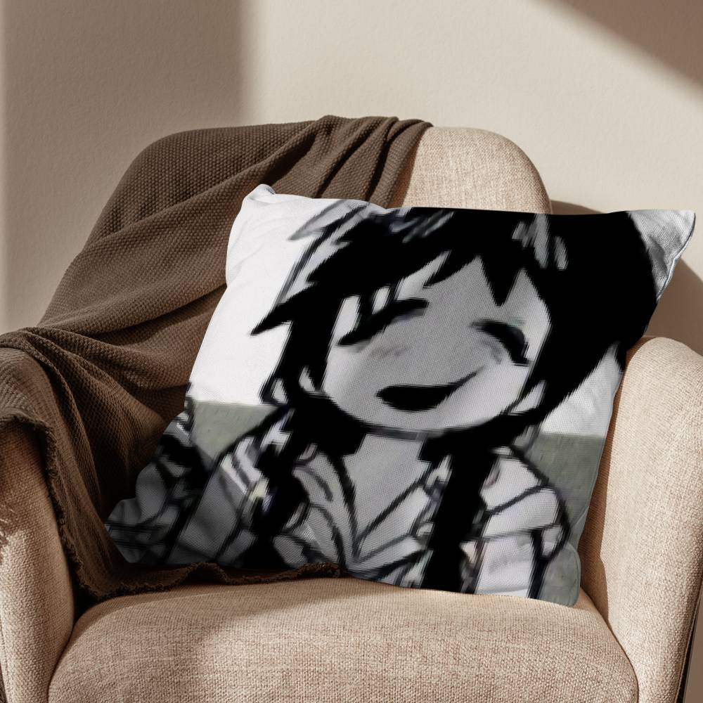 game Yume Nikki Uboa Madotsuki Print Throw Pillow Cover cm Square Cushion Case for Living Room Bedroom Decor