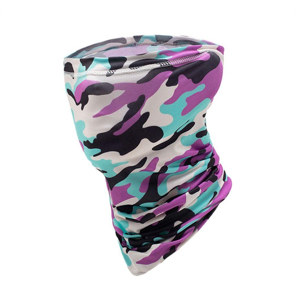 Sun Protection Full Face Mask Sun UV Protection Neck Gaiter Camouflage Balaclava  Outdoor Sport