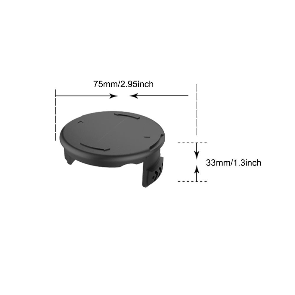 2PCS Spool Cap Spool Cover Replacement Compatible Design String Trimmer Spool  Garden Mowing