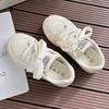 2024 Spring New Milk Fufu Platform White Shoes Women's Skirt Shoes Ins Trendy Versatile Niche Casual Shoes