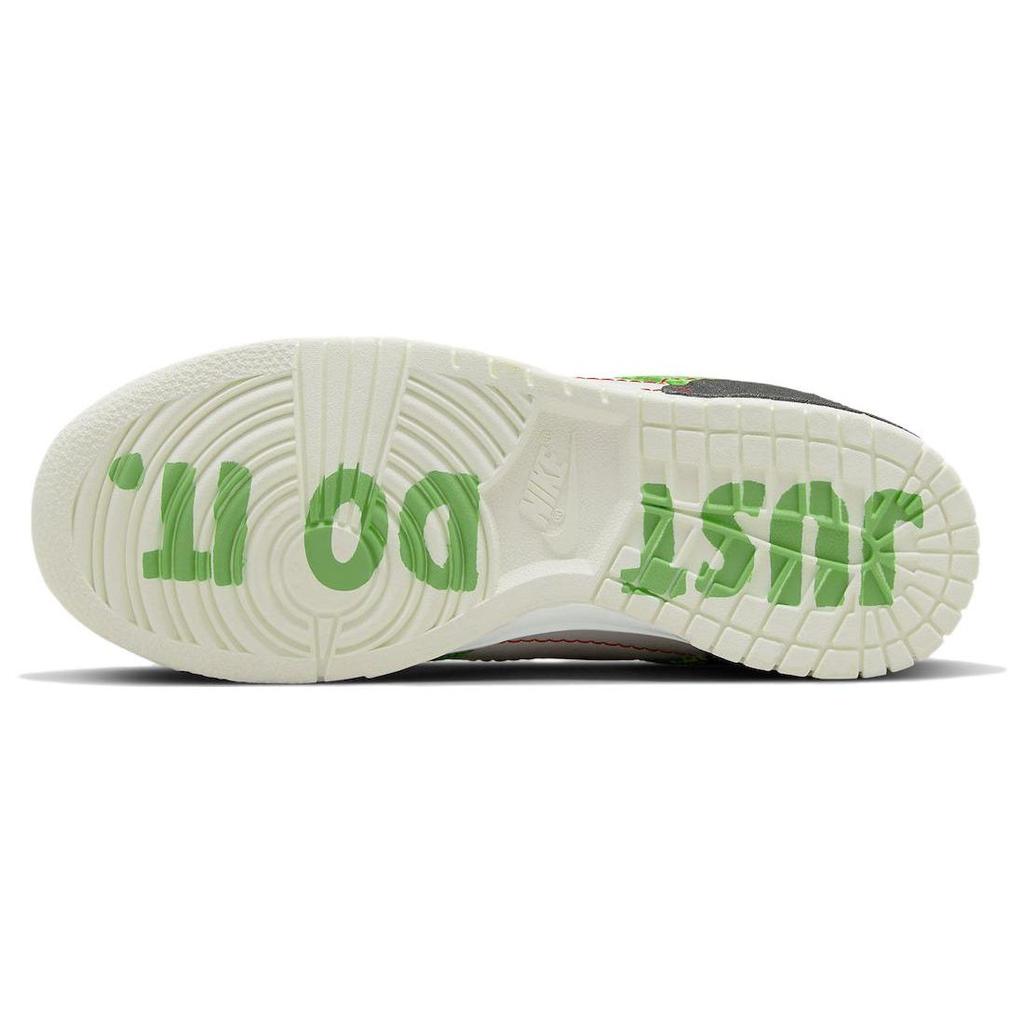 Nike Dunk Low Disrupt 2 Green Snakeskin Женские кроссовки Парус Черный Белый DV1491-101