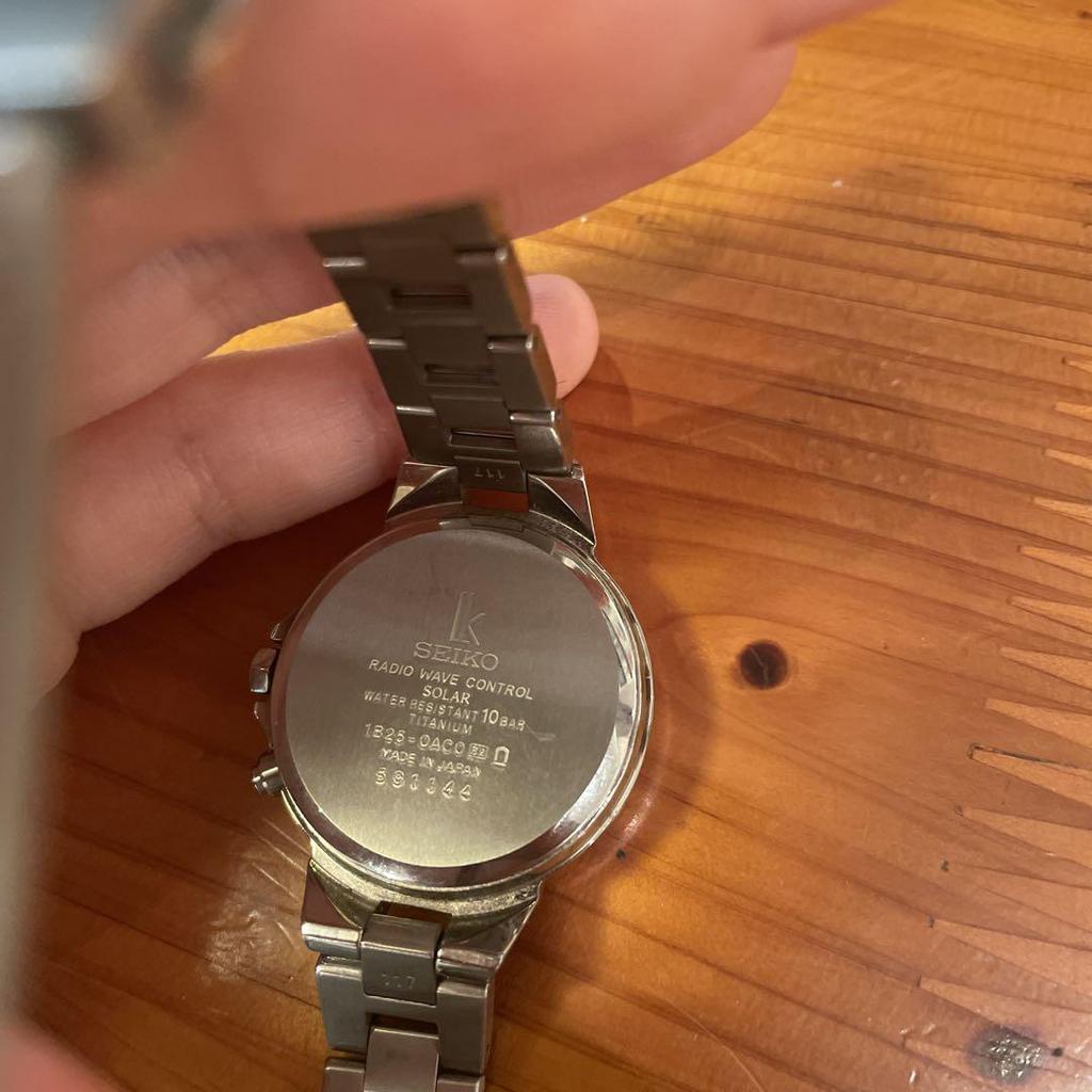 [Б/У] [SEIKO] Lucia SSQV001 Серебряные часы, Батарейка не заменена