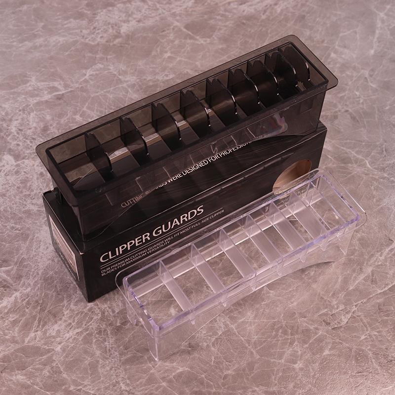 1pcs 10-grid limit comb storage box electric hair clipper holder storage box hair salon hair clipper tool
