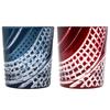 Kiriko Kiriko Pair Kiriko Glass Kiriko Rocks Glass Cold Mixed with Mixed with Hot Sixtieth Kiriko Spiral Sake, Shochu, Water, Water, Celebration,