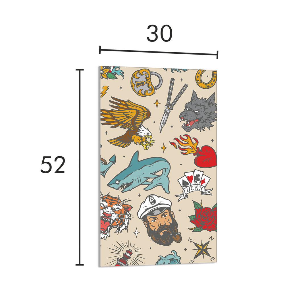 SZKLANA DESKA DO KROJENIA 30x52 Bajka