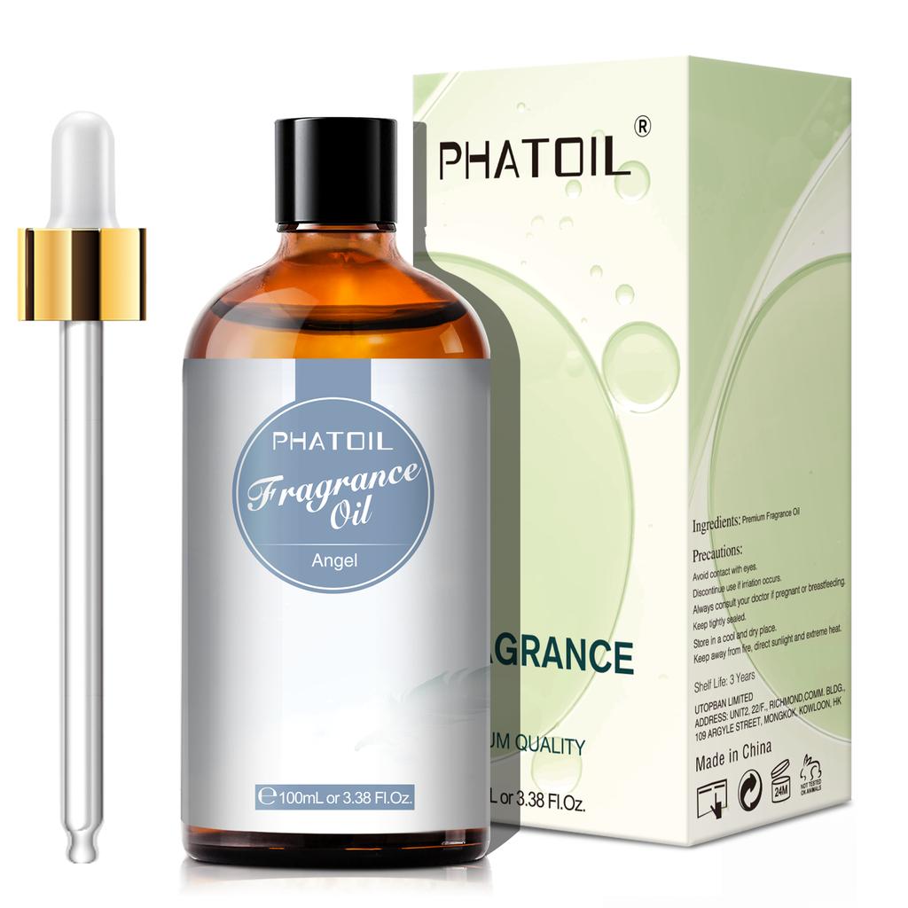 PHATOIL 100ml/3.38Fl.Oz Fragrance Oils Pure & Natural Essential Oils Perfect for Aromatherapy Diffuser Relaxation Massage Skin & Hair Care
