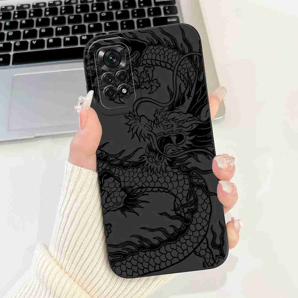 Cute Girl Cover For Xiaomi Redmi Note 11 Pro 4G Casing Soft Silicone Fundas Case For Redmi Note 11 Note11 Pro Cover Coque