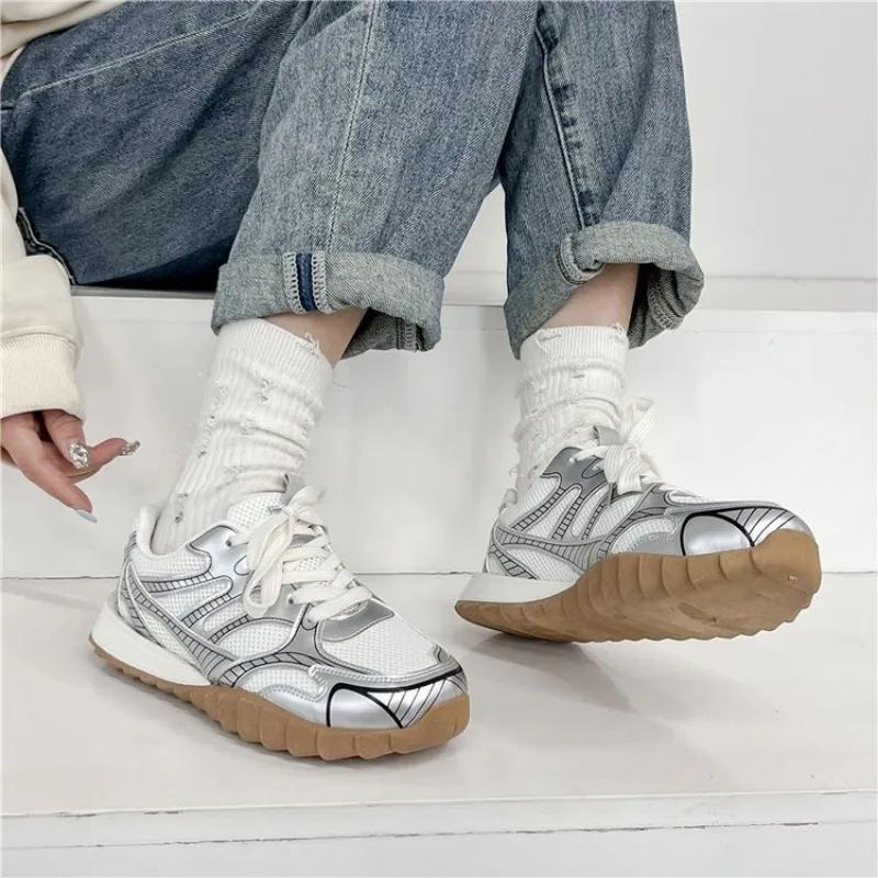 Women Sneakers Summer Platform Leather Waterproof Casual Shoes for Woman Lightweight Breathable Flats Non-slip Shoes