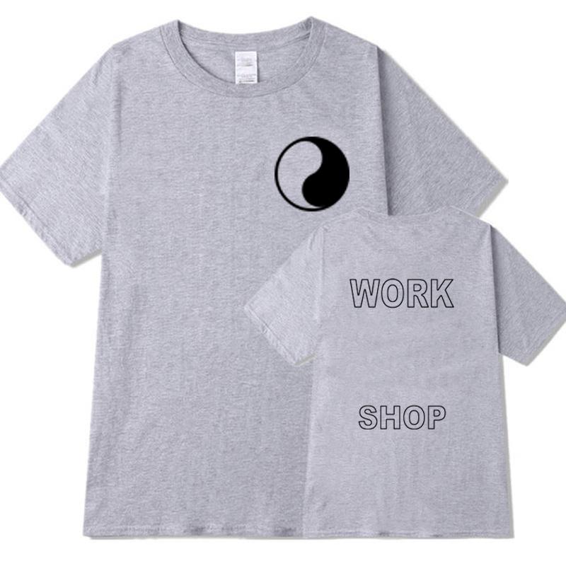 2025 New Arrivals Summer T Shirt Men Women Our Legacy Brand 100% Cotton T-Shirt Tai Chi Work Shop Letter Print Tee Shirt
