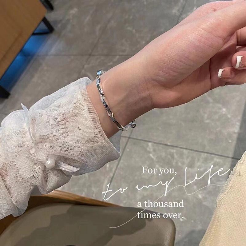 Браслет Bell Mobius, женский модный браслет из жареного теста, универсальная регулируемая ручка Push Pull