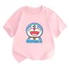Potdemiel Doraemon Children's T-Shirt, New Summer Style, Comfortable and Breathable Top for Boys and Girls