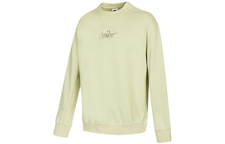 Nike Sweatshirts Men's Green Crew Neck Moderate Other DR7836-371