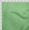 oneOone Georgette Viscose Green Fabric Geometric  Fabric For Sewing Printed Craft Fabric By The Yard 42 Inch