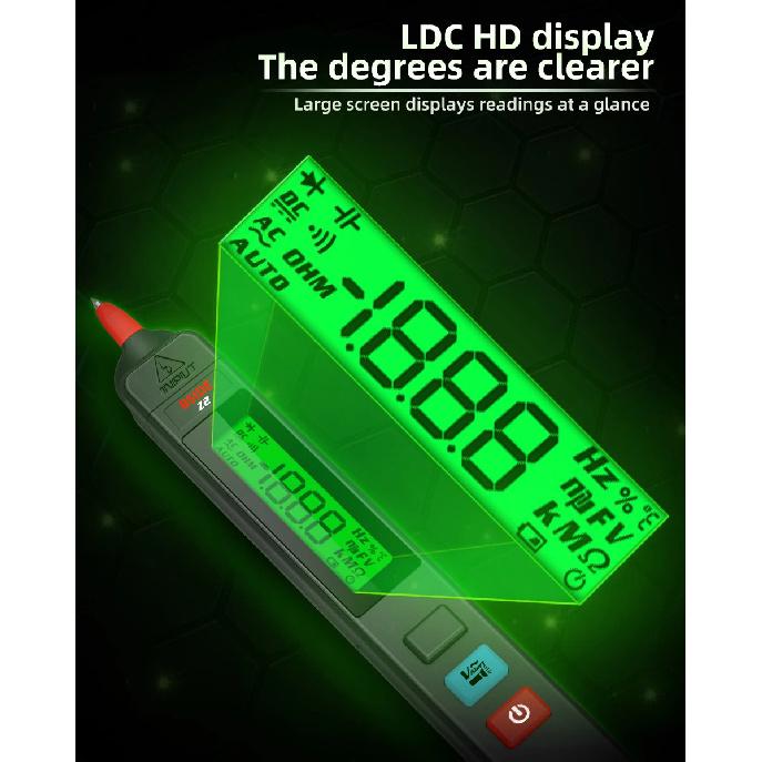 BSIDE Z2 Voltage Tester Pen 12V-300V Non-Contact Detection Leakage Live Wire Breakpoint Finder Portable Household Voltage Meter