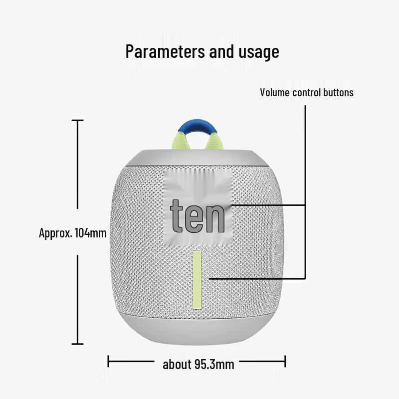 Logitech WONDERBOOM 3 Portable Bluetooth Speaker