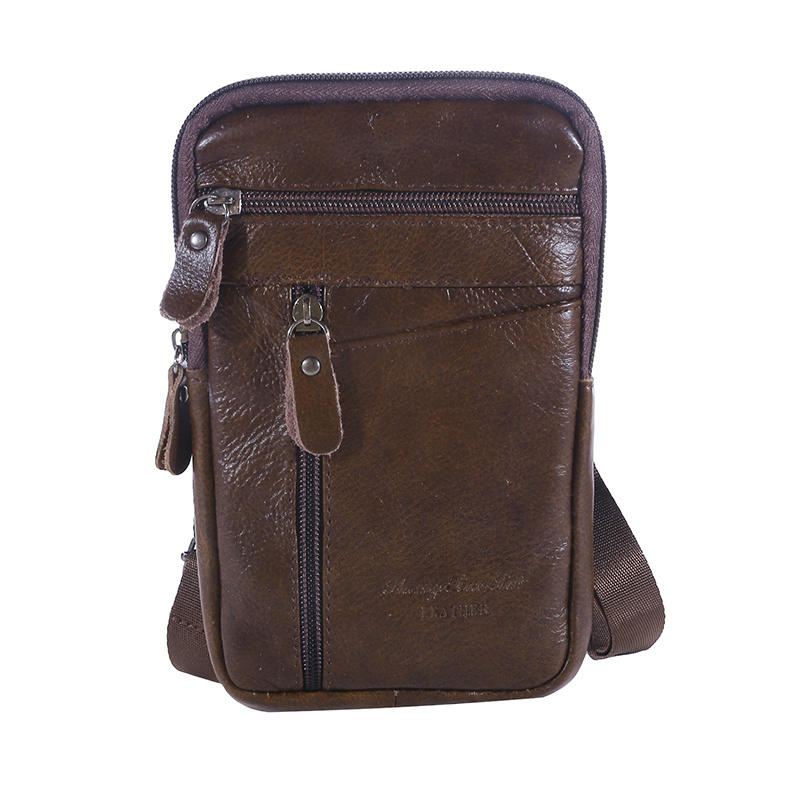 Men's Shoulder Messenger Bag Casual Multi-function Handkerchief Handbag High Quality Men's Shoulder Bag
