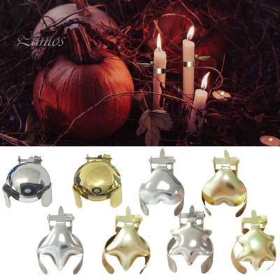 4 шт./компл. автоматический гаситель свечей, металлический круглый гаситель свечей в форме сердца и звезды, зажим для пламени, регулируемый гаситель свечей, аксессуары для свечей