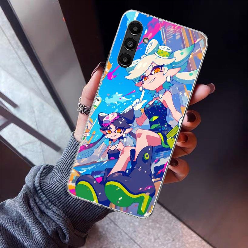 Game S-Splatoons Phone Case For Samsung Galaxy A17 A16 A15 A14 A13 A57 A56 A55 A54 A53 A37 A36 A35 A34 A33 A26 A25 A24 A23 Galax