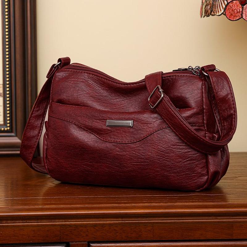 Soft PU Leather Luxury Handbags Purses Women Bags Designer Shoulder Crossbody Bag For Female Branded 2024 Winter Trend Messenger Bags