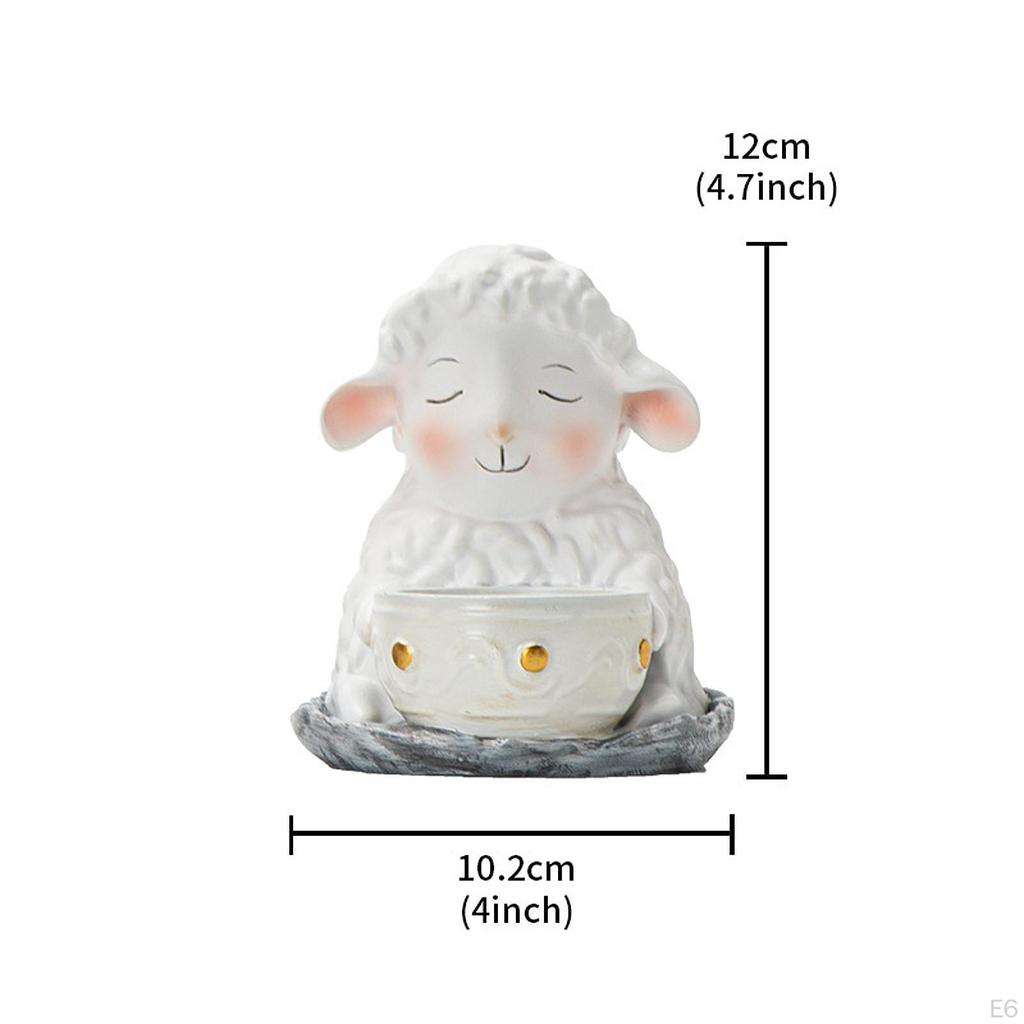 Подсвечник ручной работы из овечьей шкуры Berger, милый держатель для люстры, декоративная грязь на День святого Валентина