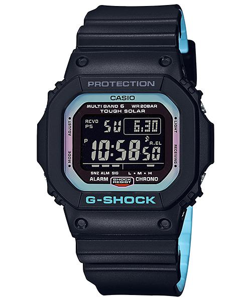 Casio Мужские кварцевые часы GW-M5610PC-1 с resin-корпусом, водонепроницаемостью 200 м, аналоговым дисплеем и ударопрочностью