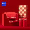 Мужские хлопковые красные боксеры-брифы HLA - Счастливый набор из 3 штук