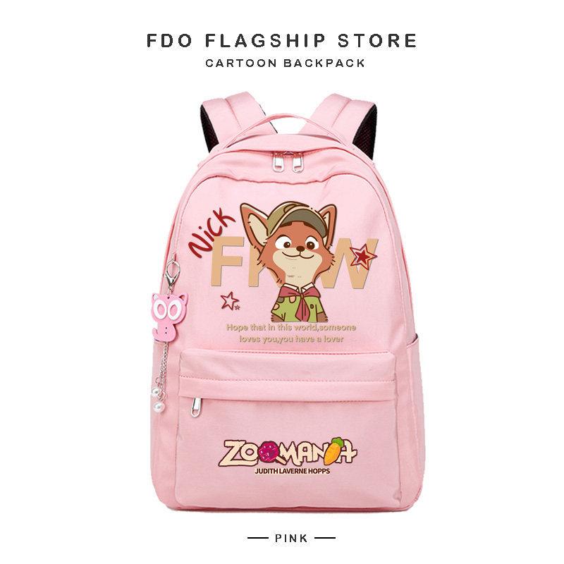 Zootopia 2 themed backpacks for girls, stylish and cute, trendy student backpacks 0193 KTB