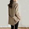 Spring New Wool Coat Women's Short Loose Fashion Design High-end Double-sided Coat Women