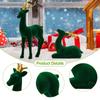 Reindeer Figurines Tabletop Ornaments Resin Christmas Decor Creative Modern Elk Sculptures for Farmhouse Desktop Office Gifts