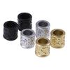 10Pcs/Pack Dreadlock Hair Braid Ring Beads Dreadlocks Cuff Clip Hair Accessories