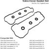 Valve Cover Gasket Set - Compatible With 3.0L 3.3L Toyota Camry, Avalon, Sienna, Highlander, Solara, Lexus ES300, ES330, RX300, RX330, RX400H -