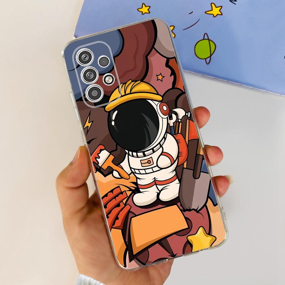 For Samsung Galaxy A23 5G case Halloween Skeletons Phone Cover Soft TPU Lovely Cartoon Jelly Funda Para Samsung A23 4G A 23 4G